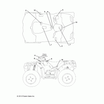 BODY, DECALS - A14YN8EAJ/EAT (49MVDECAL14850WV)