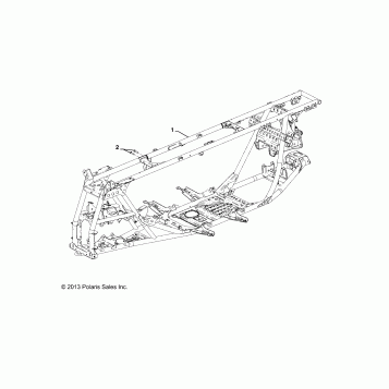 CHASSIS, MAIN FRAME - A14YN8EAJ/EAT (49MVFRAME14850WV)