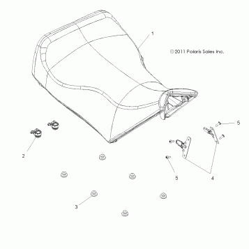 BODY, SEAT - A14YN8EAJ/EAT (49MVSEAT12SP850)
