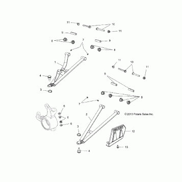 SUSPENSION, FRONT A-ARMS - A14YN8EAJ/EAT (49MVSUSPFRT14850WV)