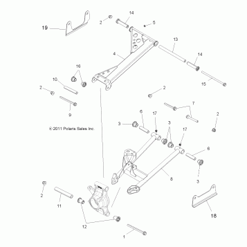 SUSPENSION, REAR - A14YN8EAJ/EAT (49MVSUSPRR12SP850)