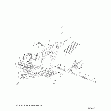 CHASSIS, FRAME - A22YAK11B6/B7 (A00011)