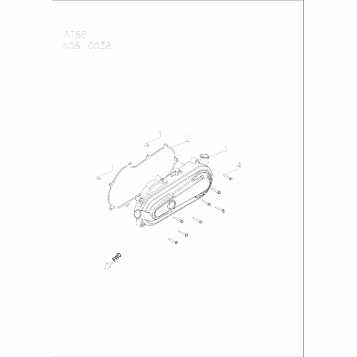 ENGINE, CLUTCH COVER - A21YAF11B5 (A00014)