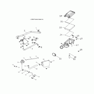ENGINE, AIR INTAKE SYSTEM - A17YAK05A4/A6 (A00025)