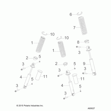 SUSPENSION, SHOCKS - A21YAF11B5 (A00027)