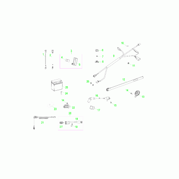 ELECTRICAL, SWITCHES, HARNESS and INDICATORS - A16YAK09AF (A00028)
