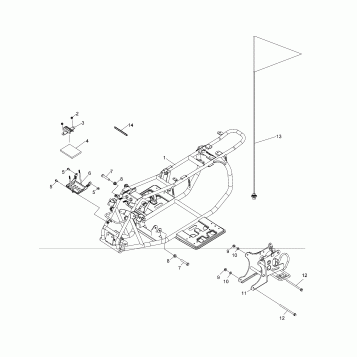 CHASSIS, FRAME and SWING ARM - A17YAK05A4/A6 (A00038)