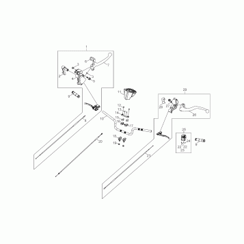 STEERING, HANDLEBAR - A16YAK11AD/AF (A00043)