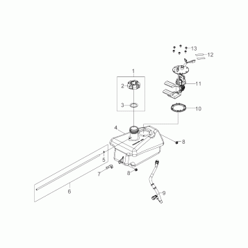 BODY, FUEL TANK ASM. - A16YAK11AD/AF (A00044)