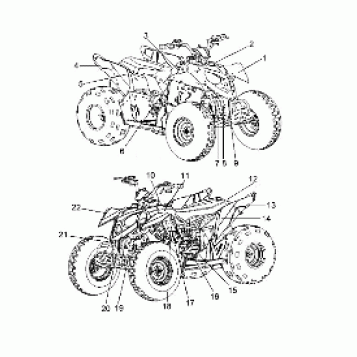 BODY, DECALS - A17YAK11A4/A6 (A00054)