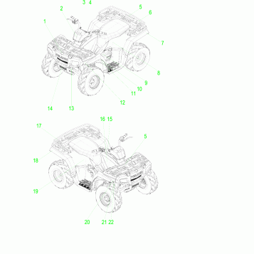 BODY, DECALS - A17YAF11A5 (49ATVDECAL13SP90)