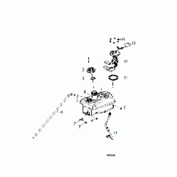 BODY, FUEL TANK ASM. - A17YAK11A4/A6 (A00060)