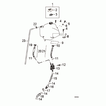BODY, FUEL TANK ASM. - A17YAP20A8 (A00062)