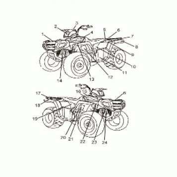 BODY, DECALS - A21YAF11B5 (A00073)