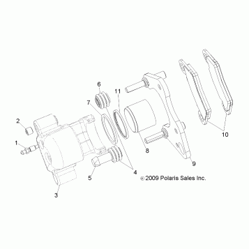 BRAKES, FRONT CALIPER - A16SWE57A1/A7 (49RGRCALIPER10)