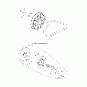 DRIVE TRAIN, CLUTCH, SECONDARY - A16DAE87AL (49RGRCLUTCHDVN14900XP)