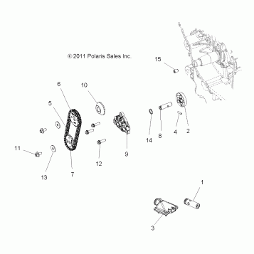 ENGINE, OIL PUMP - A18DAA50B7 (49RGROILPUMP12RZR570)