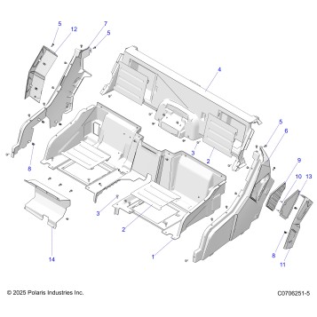 BODY, REAR CLOSEOFF AND FENDERS