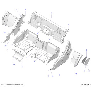 BODY, REAR CLOSEOFF AND FENDERS