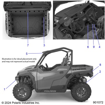 BODY, DECALS, WARNING