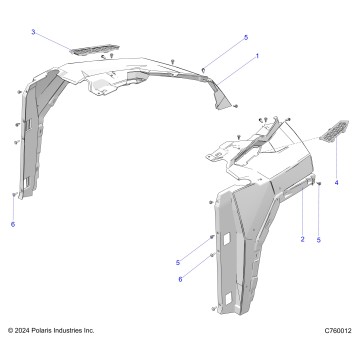 BODY, FENDERS, FRONT