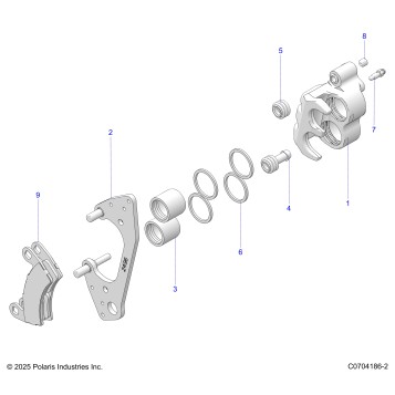 BRAKES, FRONT CALIPER
