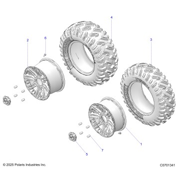 WHEELS, FRONT & REAR
