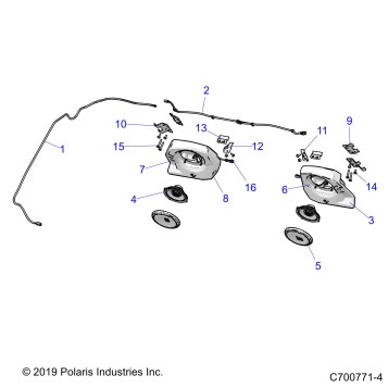 ACCESSORY, AUDIO, REAR SPEAKER - G21GMZ99AM/BM (C700771-4)