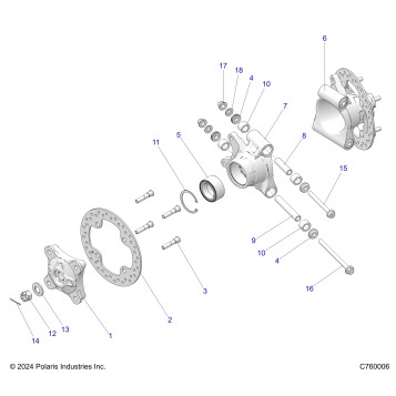SUSPENSION, REAR CARRIER - G25GXK99 (C760006)