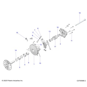 DRIVE TRAIN, PRIMARY CLUTCH