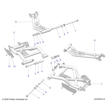 SUSPENSION, REAR CONTROL ARMS