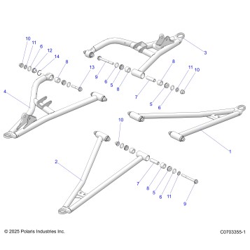 SUSPENSION, FRONT CONTROL ARMS