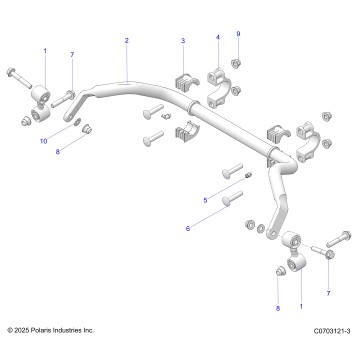SUSPENSION, REAR STABILIZER BAR