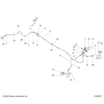 BRAKES, BRAKE LINES AND MASTER CYLINDER - G25GMK99 (C760017)