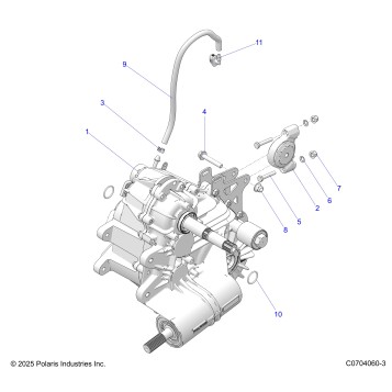 DRIVE TRAIN, MAIN GEARCASE MOUNTING