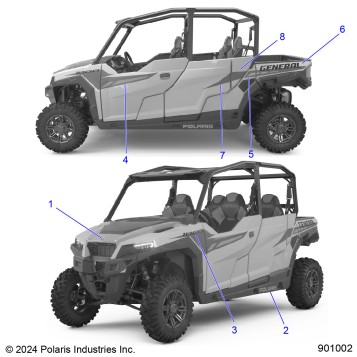 BODY, DECALS - G25G4E99 (9001002)