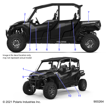 BODY, DECALS - G21GMJ99AJ/BJ (900264)