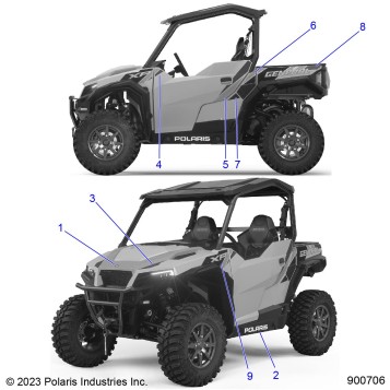 BODY, DECALS - G24GXE99 (900706)