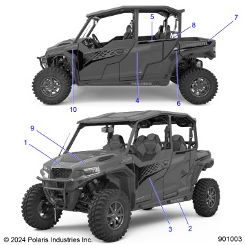 BODY, DECALS - G25GMK99AM (901003)