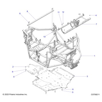 CHASSIS, MAIN FRAME AND SKID PLATES