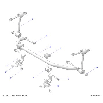 SUSPENSION, FRONT STABILIZER BAR