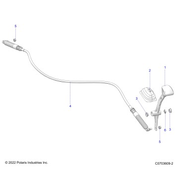 DRIVE TRAIN, GEAR SELECTOR - G23GXE99A/99B (C0703609-2)