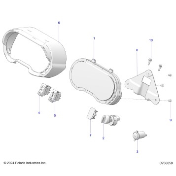 ELECTRICAL, DASH INSTRUMENTS AND CONTROLS - G25G4E99 (C760024)