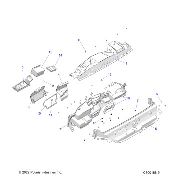 BODY, DASH - G22GXE99AL/BL (C700188-9)