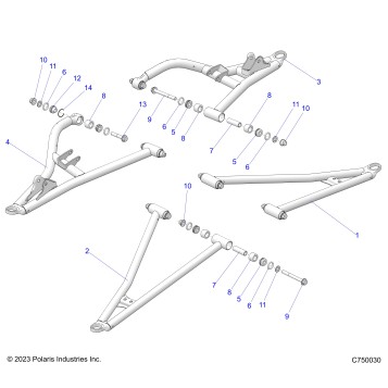 SUSPENSION, FRONT CONTROL ARMS - G24GAP99 (C750030)