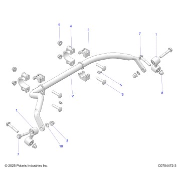 SUSPENSION, REAR STABILIZER BAR
