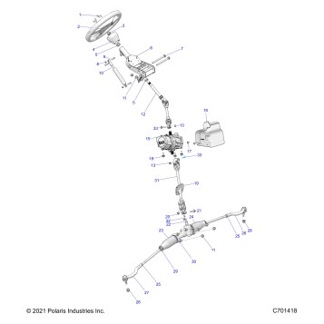STEERING, STEERING ASM. - G22GXK99AR/BR (C0705670)