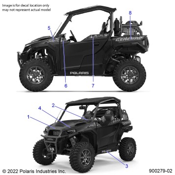 BODY, DECALS - G22GXE99AL/BL (900279-02)