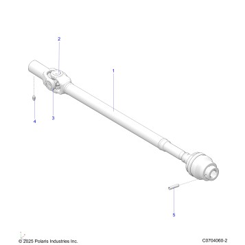 DRIVE TRAIN, FRONT PROP SHAFT