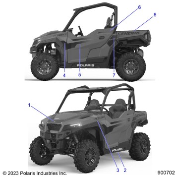 BODY, DECALS - G24GAP99 (900702)